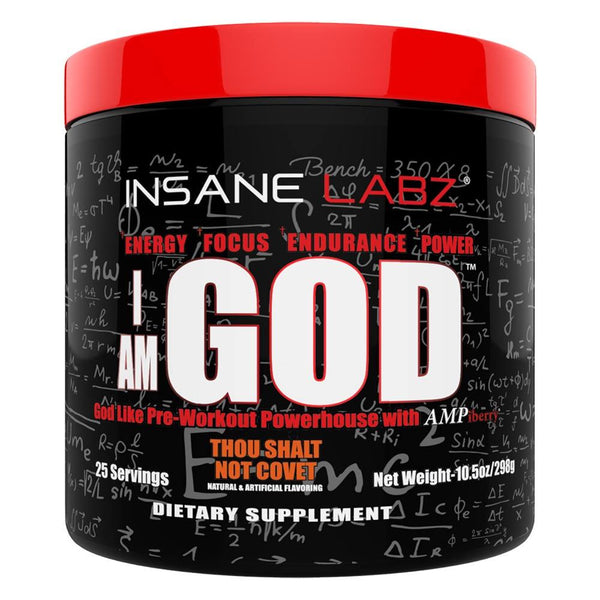 Insane Labz Sports Nutrition & More Thou Shalt Not Covet Insane Labz I am God 25 Servings