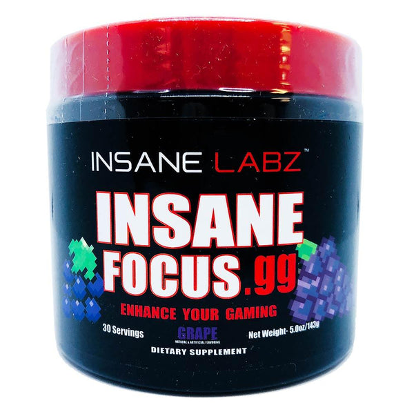 Insane Labz Sports Nutrition & More Grape Insane Labz Insane Focus.GG 30 Servings