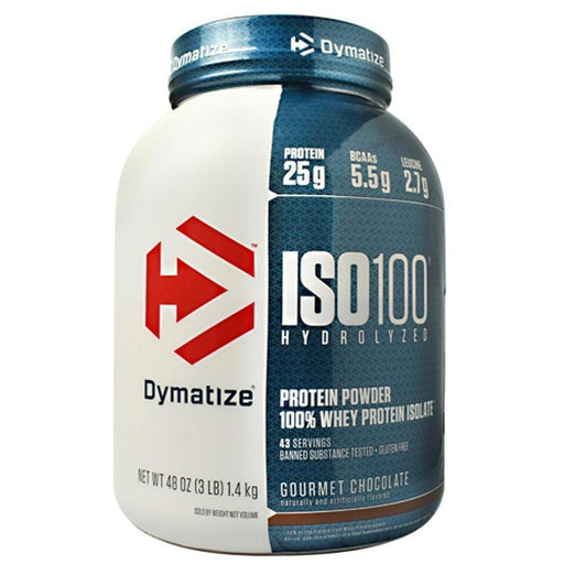 Dymatize Sports Nutrition & More Gourmet Chocolate Dymatize ISO-100 3 Lbs