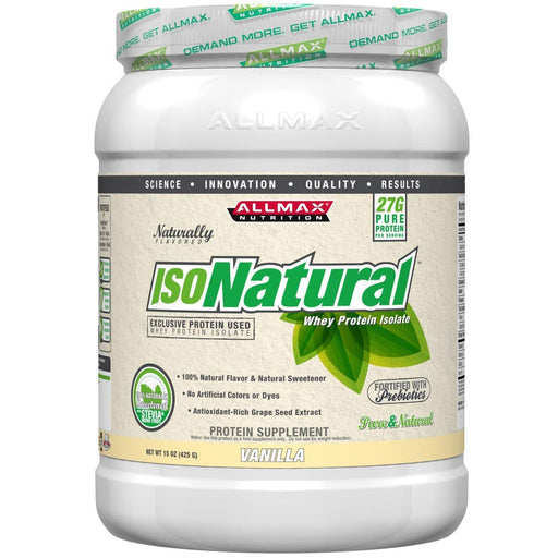 Allmax Nutrition Sports Nutrition & More Chocolate Allmax Nutrition IsoNatural Whey Protein 15 Oz (581957550124)