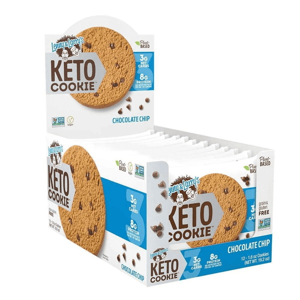 Lenny & Larry's Foods Juices Chocolate Chip Lenny Larry's Keto Cookies 12/Box