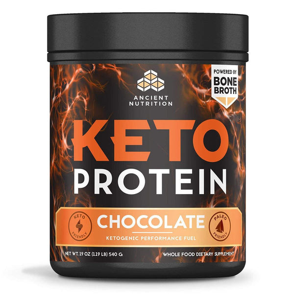 Ancient Nutrition Protein Powders Chocolate Ancient Nutrition Keto Protein 17 Servings