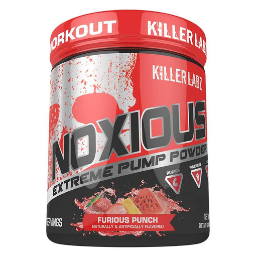 Killer Labz Nitric Oxide FURIOUS PUNCH Killer Labz Noxious V2 240 Grams