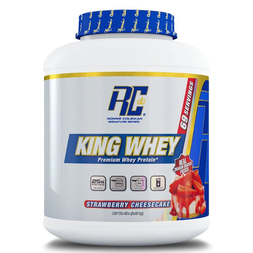 Ronnie Coleman Signature Protein Powders Strawberry Cheesecake Ronnie Coleman Signature King Whey 5Lbs (1201292673068)
