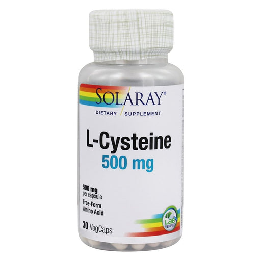 Solaray Sports Nutrition & More Solaray Free-Form L-Cysteine 500mg 30 Caps (580530536492)