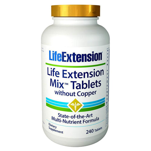 Life Extension Multi Vitamins Default Life Extension Mix Tablets without Copper With Bio-Quercetin 240T (1584663363628)
