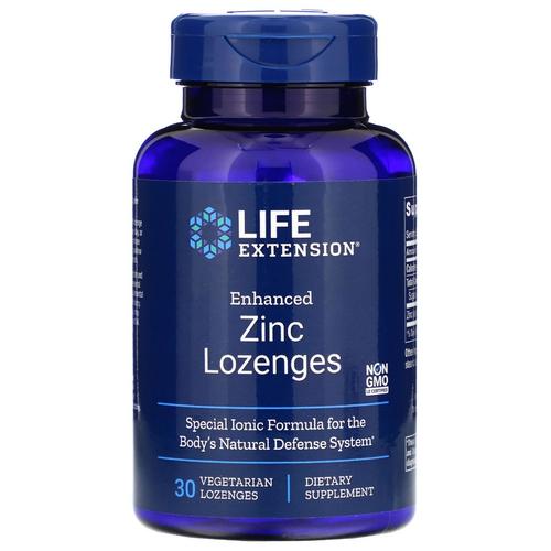 Life Extension Vitamins, Minerals, Herbs & More Life Extension Enhanced Zinc Lozenges 30 Lozenges