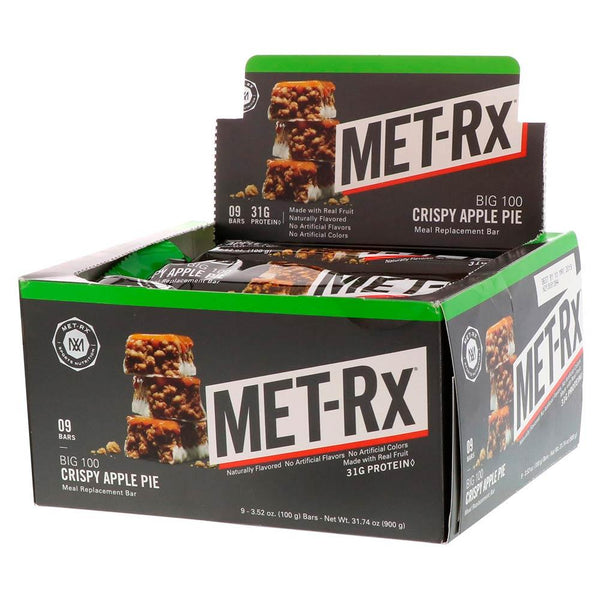 Met-Rx Bars APPLE PIE Met-Rx Big 100 Colossal Bar 9/Box