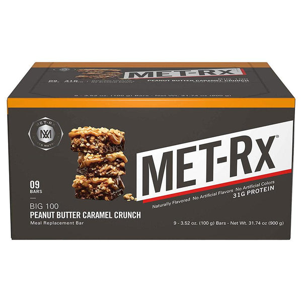 Met-Rx Bars PB CARAMEL Met-Rx Big 100 Colossal Bar 9/Box