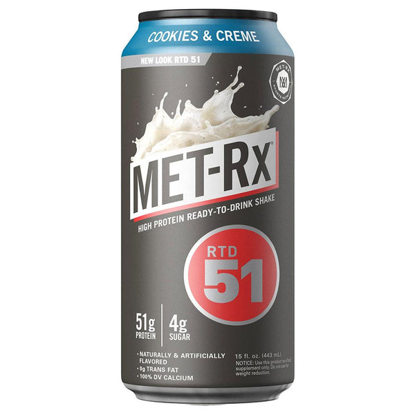 Met-Rx Drinks COOKIES AND CREME Met-Rx RTD 51 12/Case