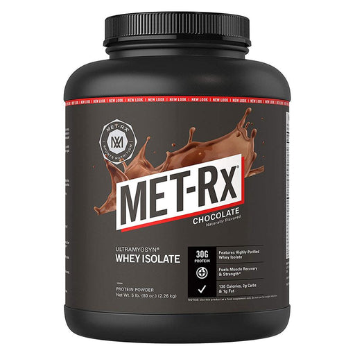 Met-Rx Protein Powders Chocolate Met-RX 100% Ultramyosyn Isolate 5Lb (1760018890796)