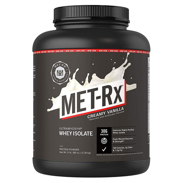 Met-Rx Protein Powders Creamy Vanilla Met-RX 100% Ultramyosyn Isolate 5Lb (1760018890796)