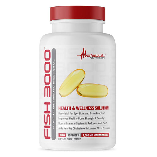 Metabolic Nutrition Essential Fatty Acids & - Oils Default Metabolic Nutrition Fish 3000 180 Softgels