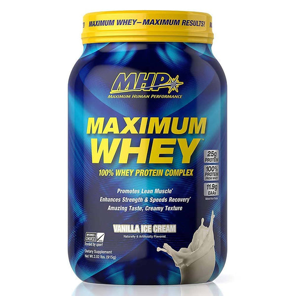 MHP Protein Powders Vanilla Ice Cream MHP Maximum Whey 2lb