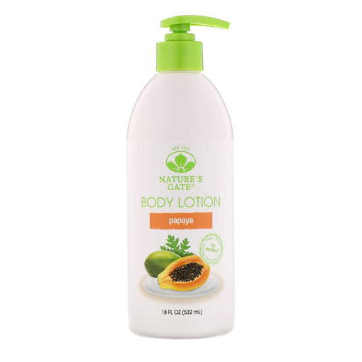 Nature's Gate Personal Care& - Hygeine Default Nature's Gate Papaya Moisturizing Lotion 18oz (1831431897132)