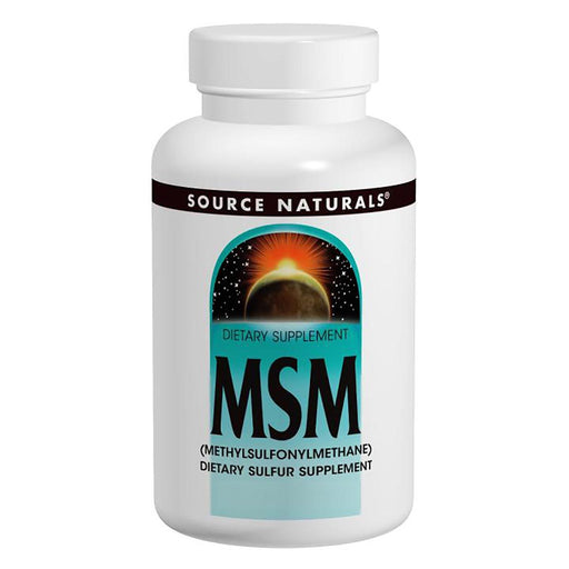 Source Naturals Sports Nutrition & More Source Naturals MSM 1000mg 120 Tabs (580881612844)