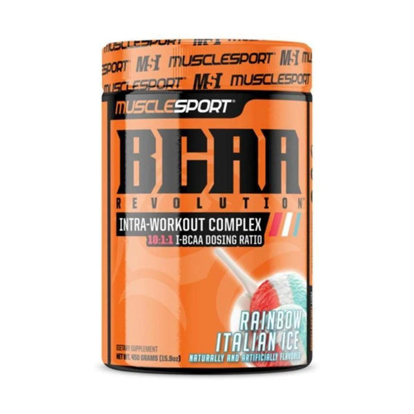 Muscle Sport Amino Acids Rainbow Italian Ice Muscle Sport BCAA Revolution 30/Servings (4392916615283)