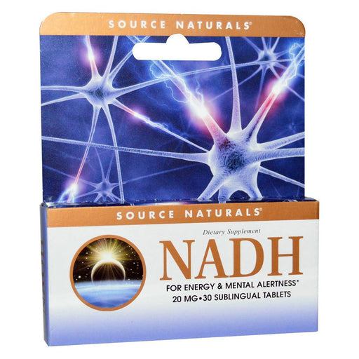 Source Naturals Sports Nutrition & More Source Naturals NADH 20mg 30 Tabs