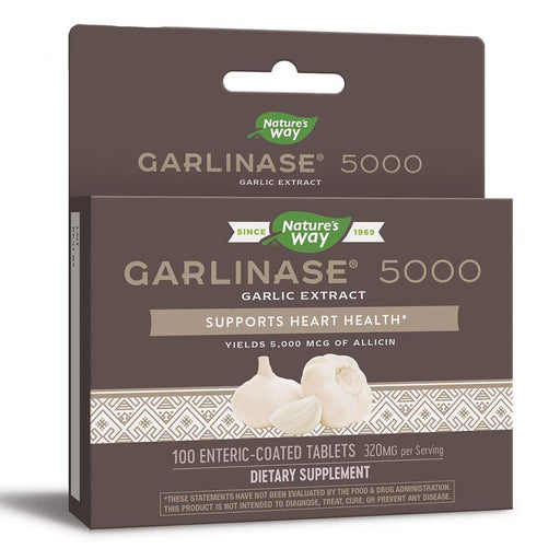 Nature's Way Vitamins, Minerals, Herbs & More Nature's Way Garlinase 5000 100 Tabs (was Enzymatic Therapy)
