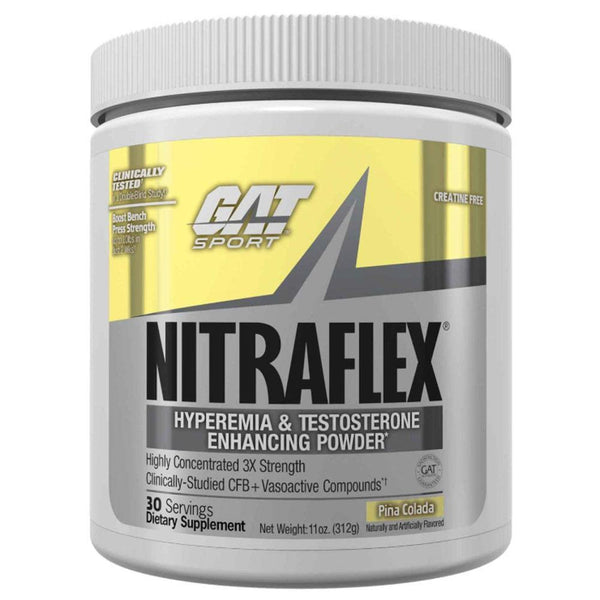 GAT Sports Nutrition & More Pina Colada GAT Nitraflex 300 Grams