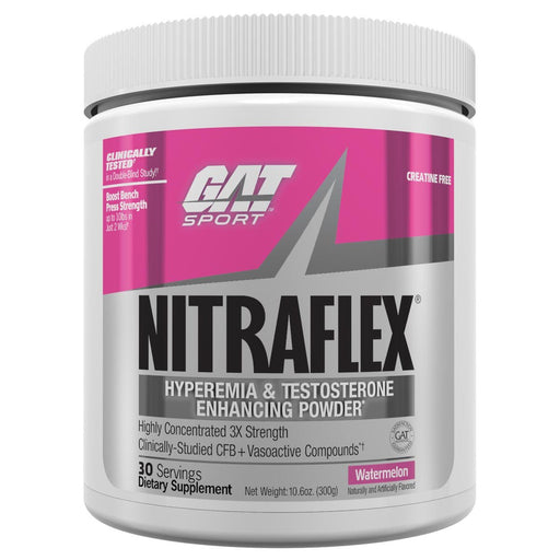 GAT Sports Nutrition & More Watermelon GAT Nitraflex 300 Grams