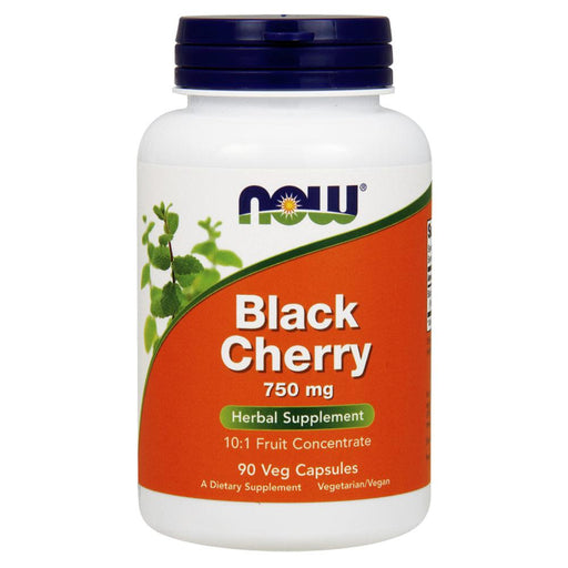 Now Foods Vitamins, Minerals, Herbs & More Now Foods Black Cherry Extract 750 Mg 90 Vegetable Capsules (582150389804)