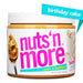 Nuts 'N More Sports Nutrition & More Nuts 'N More Birthday Cake Peanut Butter 16 Oz (582543114284)