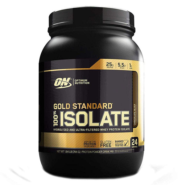 Optimum Nutrition Protein Powders Chocolate Bliss Optimum Nutrition Gold 100% Isolate 24 Servings (1730995748908)