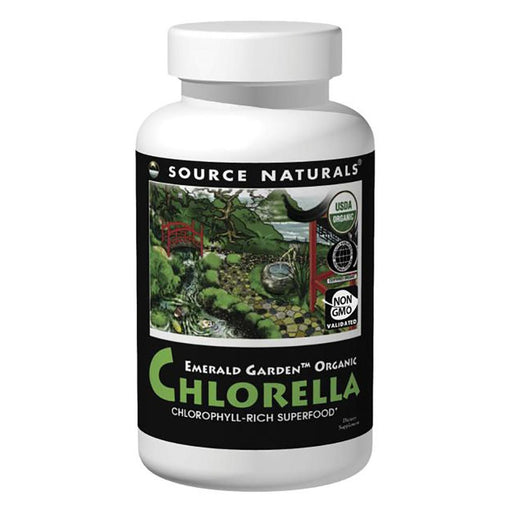 Source Naturals Emerald Garden Organic Chlorella 200mg 300 Tablets