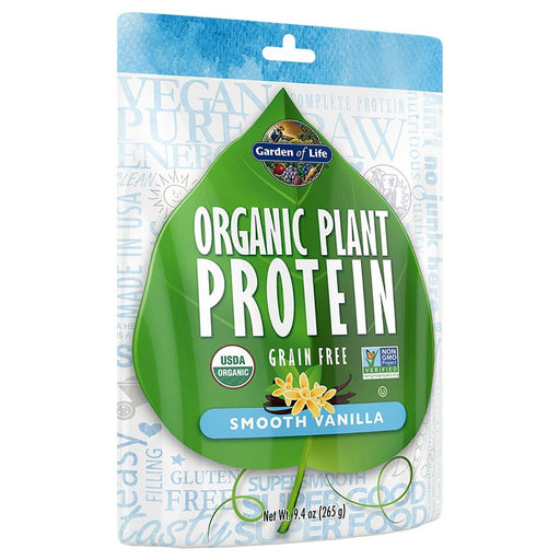 Garden of Life Sports Nutrition & More Smooth Vanilla Garden of Life Organic Plant Protein 10 Serving (Non-GMO) (582119653420)