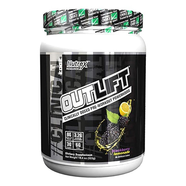 Nutrex Research Pre-Workouts Blackberry Lemonade Nutrex Research Outlift 20 Servings
