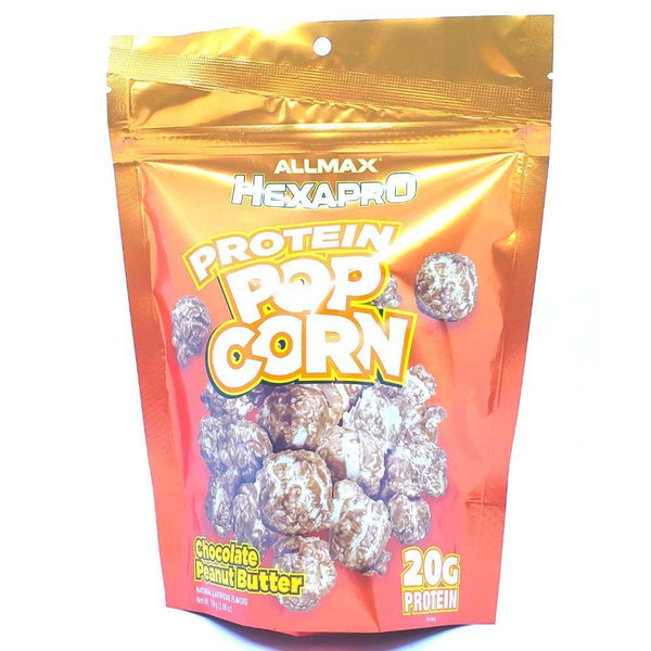 Allmax Nutrition Foods Juices Chocolate Peanut Butter Allmax Hexapro Protein Popcorn 2 Servings