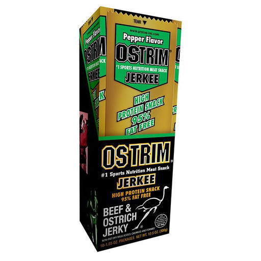 Ostrim Sports Nutrition & More Ostrim High Protein Jerky 10/Box Sticks