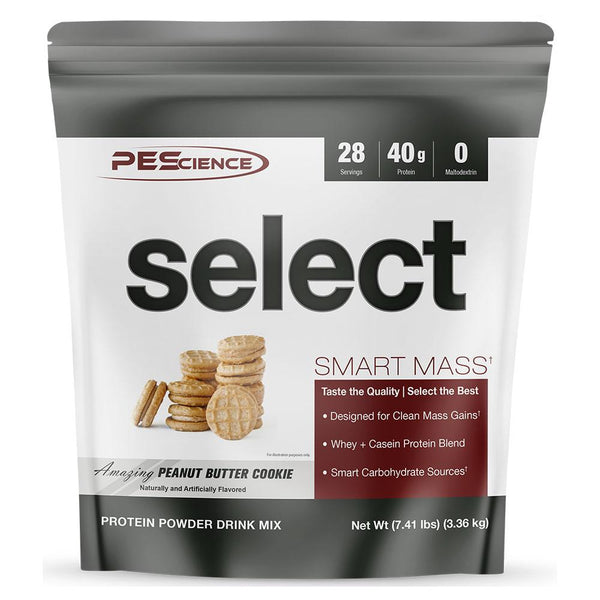 PEScience Protein Powders Amazing Peanut Butter Cookie PEScience Select Smart Mass 28 Servings (1740789514284)