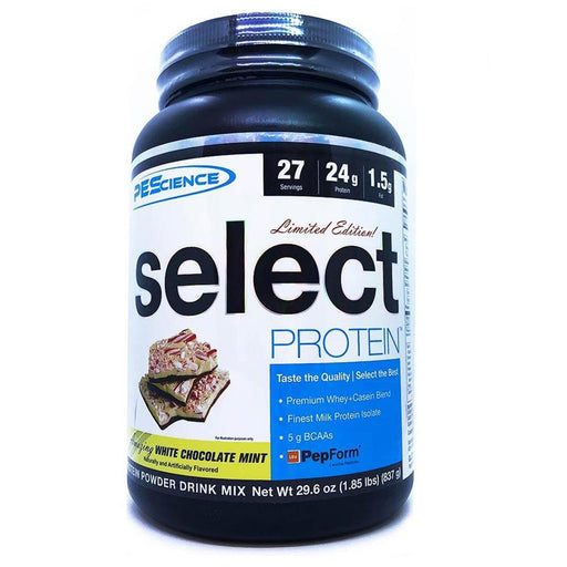 PEScience Protein Powders White Chocolate Mint PEScience Select Protein 27 Servings