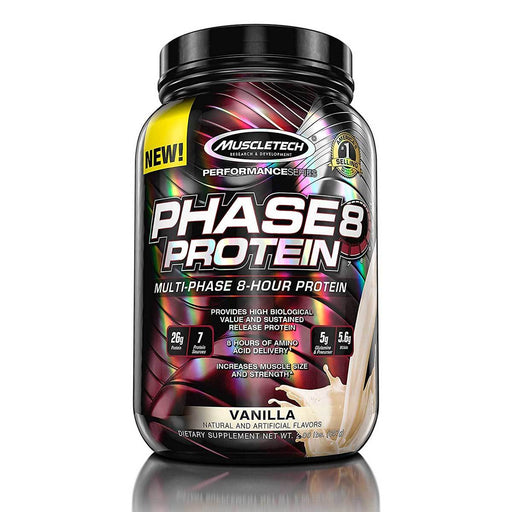 MuscleTech Sports Nutrition & More Milk Chocolate MuscleTech Phase 8 2 Lbs (581636587564)