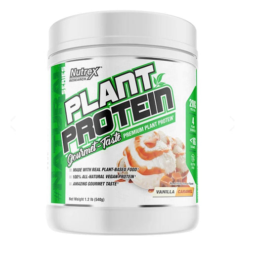 Nutrex Research Protein Powders Vanilla Caramel Nutrex Research Plant Protein 18 Servings