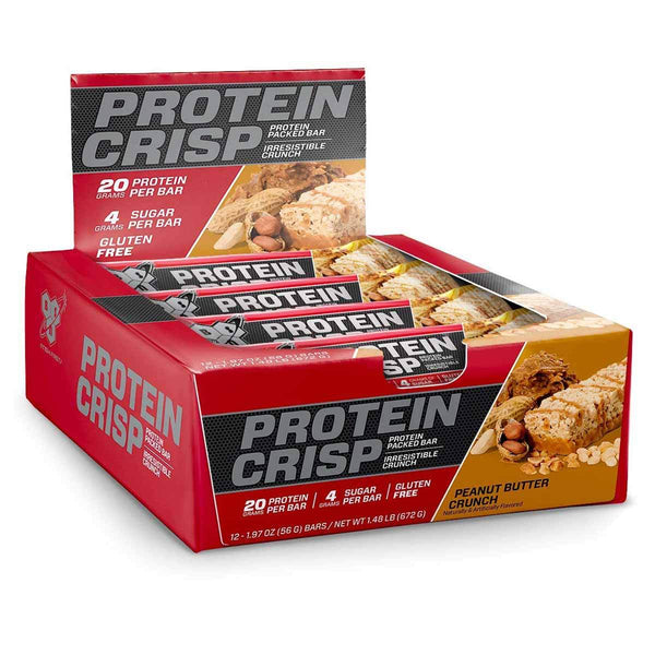 BSN Bars Peanut Butter Crunch BSN Protein Crisp 12/Box