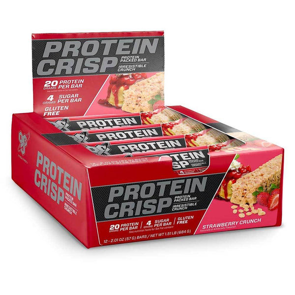 BSN Bars Strawberry Crunch BSN Protein Crisp 12/Box