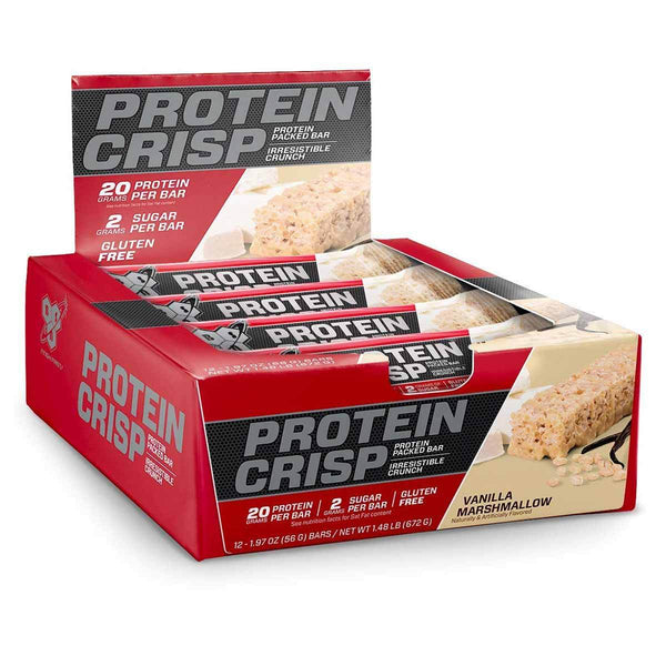 BSN Bars Vanilla Marshmallow BSN Protein Crisp 12/Box