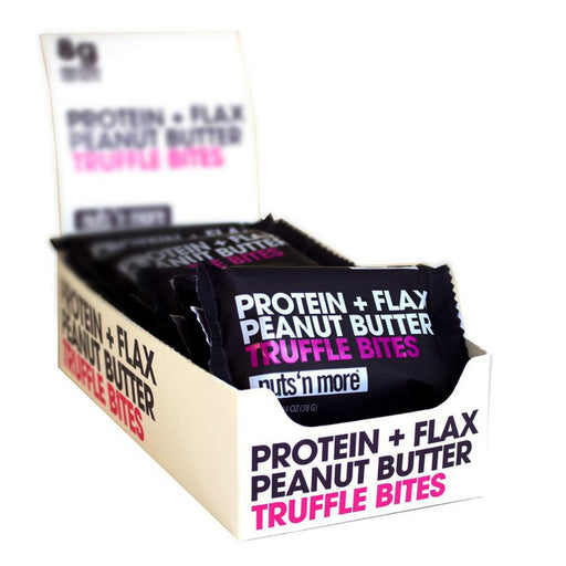 Nuts 'N More Vitamins, Minerals, Herbs & More Nuts 'N More Peanut Butter Protein Truffle Butter Bites 12/Box (582474498092)