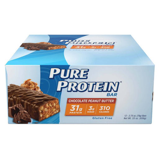 WorldWide Sports Nutrition & More Chocolate Peanut Butter WorldWide Pure Protein Bar 12/Box (580802969644)