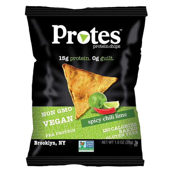 PROTES Foods & - Juices Spicy Chili Lime Protes Protein Chips 24/Box 1oz Bags (1700685414444)