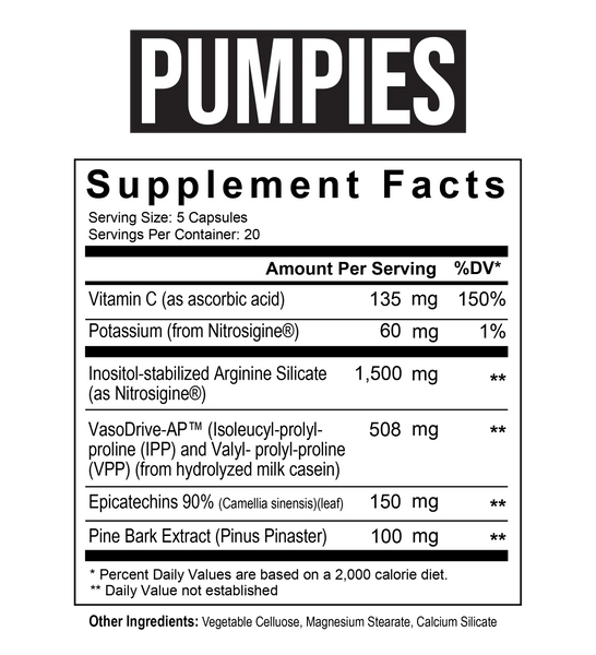 AXE & SLEDGE Sports Performance Recovery Axe & Sledge Pumpies 100 Capsules