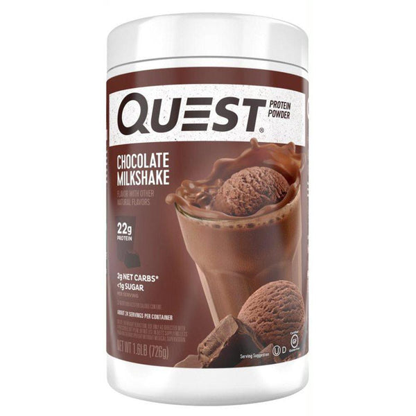 Quest Nutrition Protein Powders Chocolate Milkshake Quest Nutrition Protein Powder 1.6lb (1693186424876)