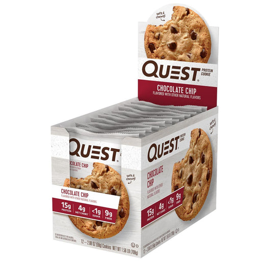 Quest Nutrition Sports Nutrition & More Chocolate Chip Cookie Quest Nutrition Cookies 12/Box