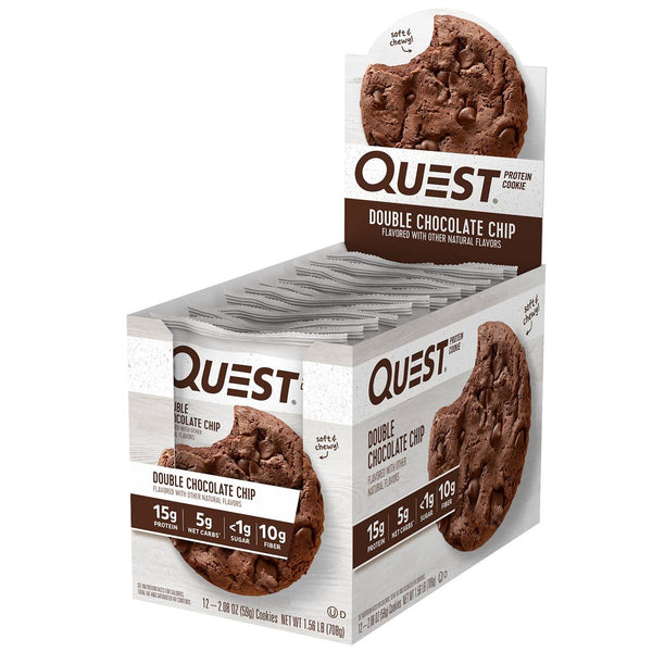Quest Nutrition Sports Nutrition & More Double Chocolate Cookie Quest Nutrition Cookies 12/Box