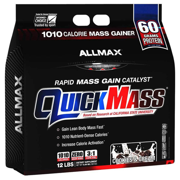 Allmax Nutrition Sports Nutrition & More Cookies and Cream Allmax Nutrition QuickMass Loaded 12 Lbs