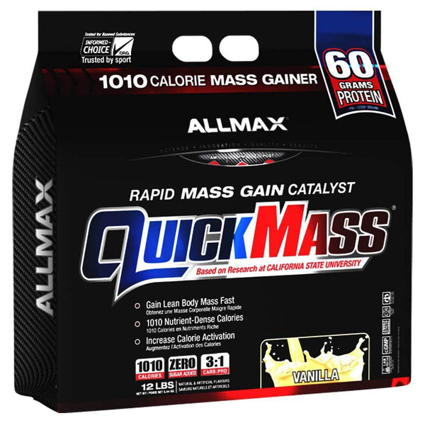 Allmax Nutrition Sports Nutrition & More Vanilla Allmax Nutrition QuickMass Loaded 12 Lbs