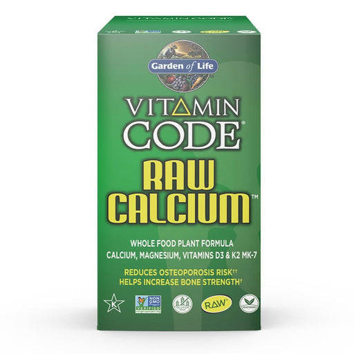 Garden of Life Vitamins, Minerals, Herbs & More Garden of Life Vitamin Code Raw Calcium with AlgaeCal 60 Caps